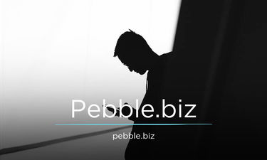 Pebble.biz - Creative brandable domain for sale