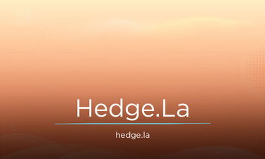 Hedge.La - Creative brandable domain for sale