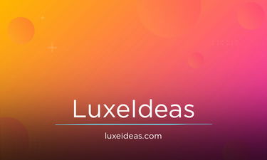 LuxeIdeas.com - Creative brandable domain for sale