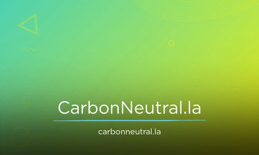 CarbonNeutral.la - Creative brandable domain for sale