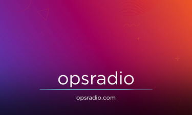 OpsRadio.com - Creative brandable domain for sale