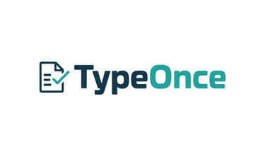 TypeOnce.com - Creative brandable domain for sale