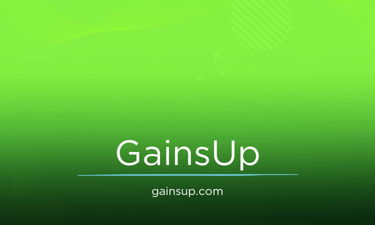 GainsUp.com - Creative brandable domain for sale