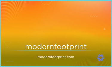 ModernFootprint.com - Creative brandable domain for sale