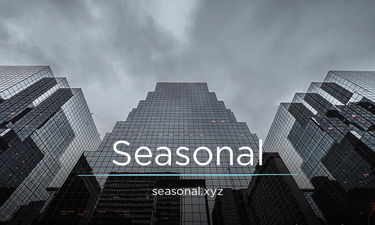 Seasonal.xyz - Creative brandable domain for sale