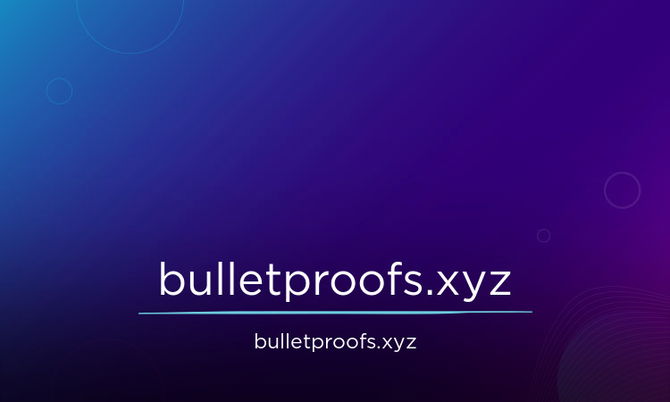 BulletProofs.xyz