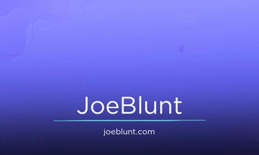 JoeBlunt.com - Creative brandable domain for sale