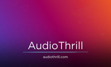 AudioThrill.com - Creative brandable domain for sale