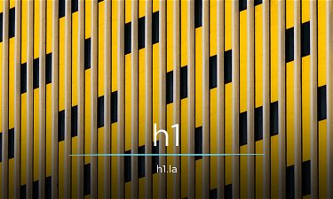 H1.la - Creative brandable domain for sale