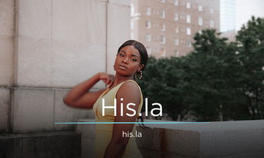 His.la - Creative brandable domain for sale