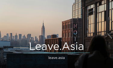 Leave.Asia - Creative brandable domain for sale