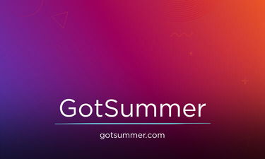 GotSummer.com - Creative brandable domain for sale