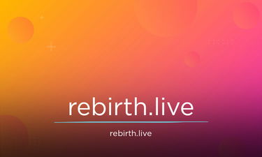 Rebirth.Live - Creative brandable domain for sale