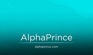 AlphaPrince.com - Creative brandable domain for sale