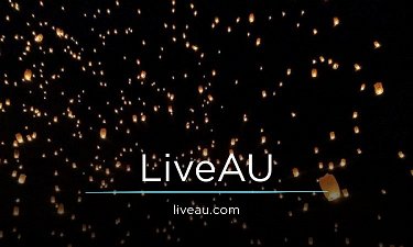 LiveAU.com - Creative brandable domain for sale