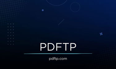 PDFTP.com - Creative brandable domain for sale