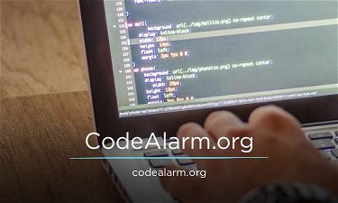 CodeAlarm.org - Creative brandable domain for sale