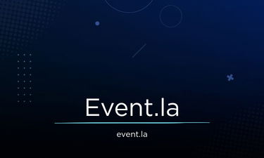 Event.la - Creative brandable domain for sale