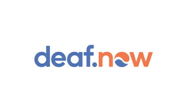 Deaf.now - Creative brandable domain for sale