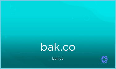 Bak.co - Creative brandable domain for sale