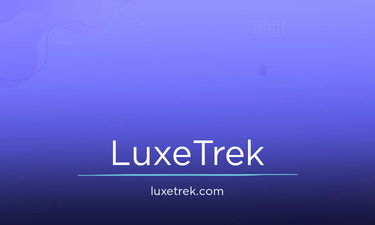 LuxeTrek.com - Creative brandable domain for sale