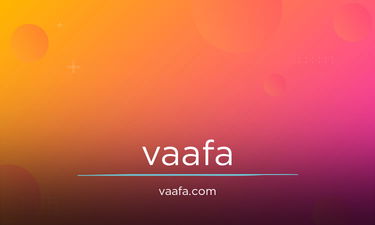 Vaafa.com - Creative brandable domain for sale