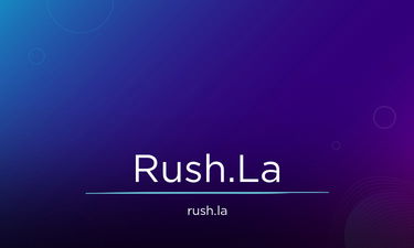 Rush.LA - Creative brandable domain for sale