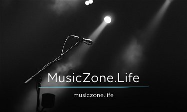 MusicZone.Life - Creative brandable domain for sale