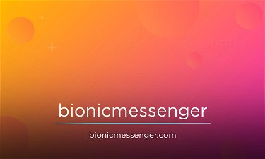 BionicMessenger.com - Creative brandable domain for sale