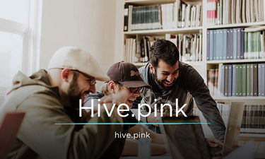 Hive.Pink - Creative brandable domain for sale