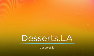 Desserts.LA - Creative brandable domain for sale
