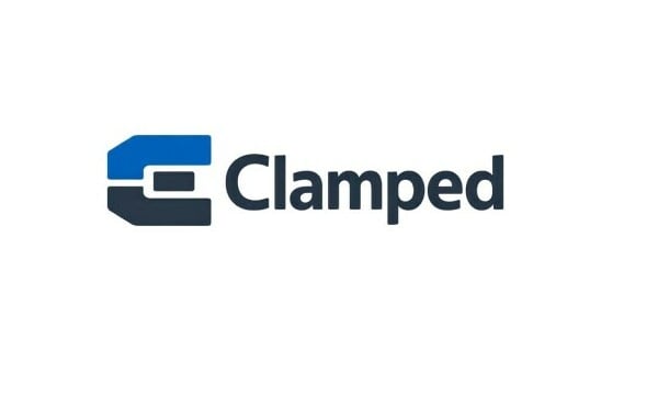 Clamped logo
