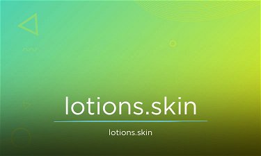 Lotions.skin - Creative brandable domain for sale