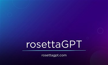 RosettaGPT.com - Creative brandable domain for sale