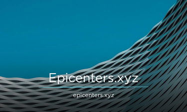 Epicenters.xyz - Creative brandable domain for sale
