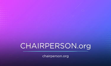 CHAIRPERSON.org - Creative brandable domain for sale