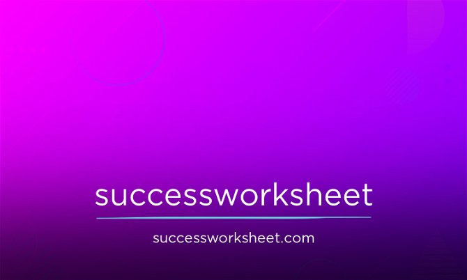 SuccessWorksheet.com
