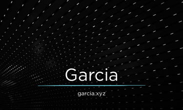 Garcia.xyz - Creative brandable domain for sale