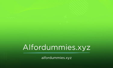 AIFordummies.xyz - Creative brandable domain for sale