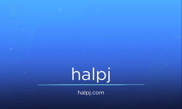 HALPJ.com - Creative brandable domain for sale