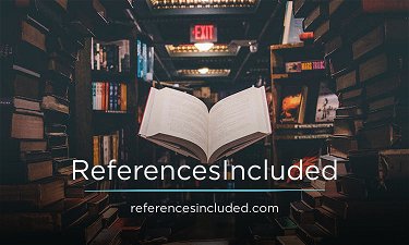 ReferencesIncluded.com - Creative brandable domain for sale