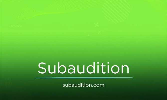 Subaudition.com