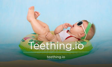 Teething.io - Creative brandable domain for sale