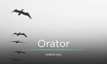Orator.xyz is for sale