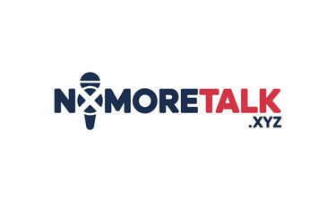 NoMoreTalk.xyz - Creative brandable domain for sale