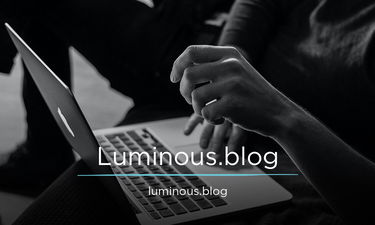 Luminous.blog - Creative brandable domain for sale