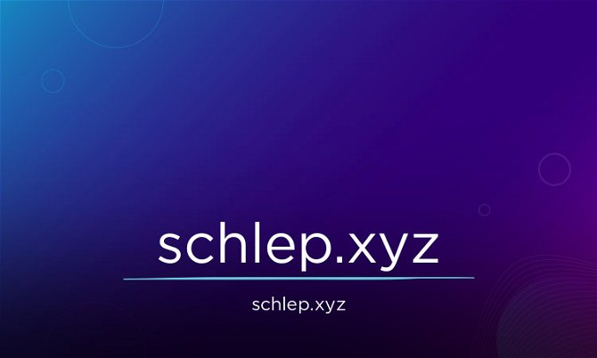 Schlep.Xyz