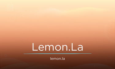Lemon.La - Creative brandable domain for sale