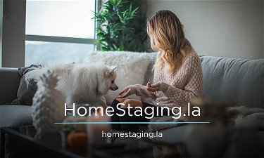 HomeStaging.la - Creative brandable domain for sale