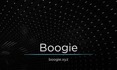 Boogie.xyz - Creative brandable domain for sale